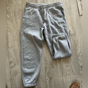 Aritzia TNA Cozy Fleece Boyfriend Sweatpants.